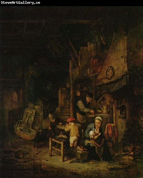Adriaen van ostade Peasant family at home